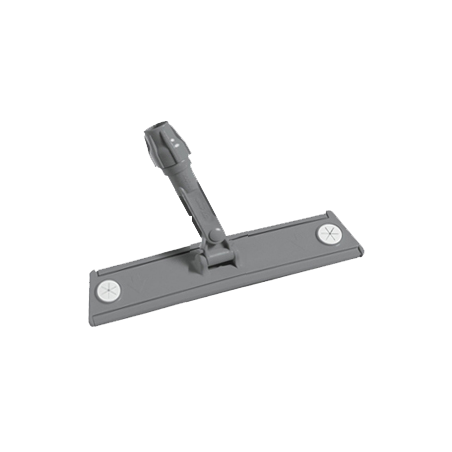 BALAI TRAPEZE VELCRO 40 cm + MANCHE ALU FIXATIONS À TROUS réf ZT213
